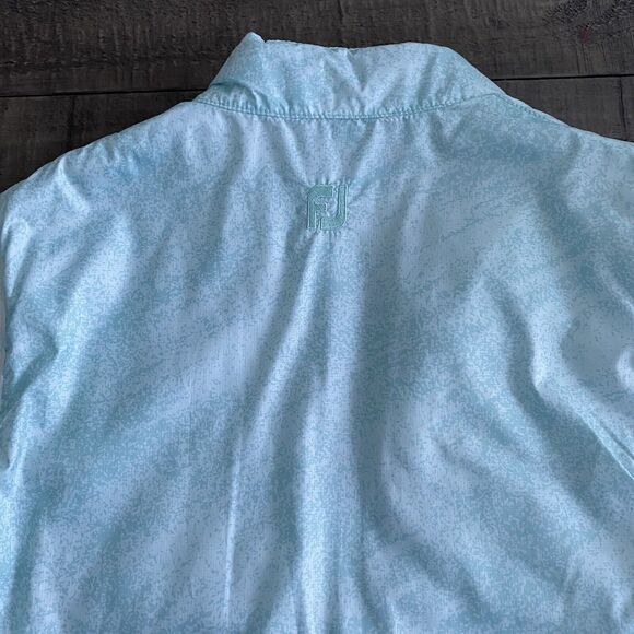 FootJoy Insulated Golf Vest Womens M White Aquamarine Full Zip Reversible Jacket - Picture 14 of 16